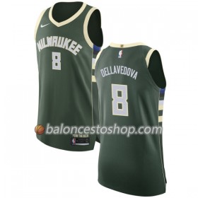Camiseta Hombre NBA Milwaukee Bucks Matthew Dellavedova 8 Nike 2017-18 Verde Swingman